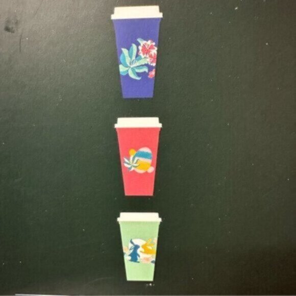 NWT Starbucks | Set Of 6 Easter Spring Reusable Hot Cups - Picture 8 of 9